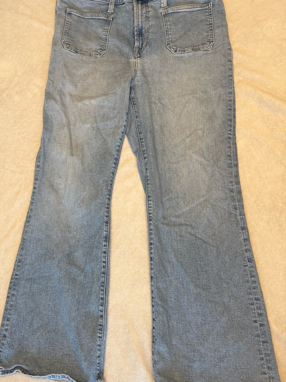 GAP Women's Light Blue Flare Jeans